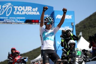 Team Sky's Egan Bernal wins stage 2 of the 2018 Tour of California