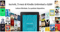 Kindle Unlimited gratis per 3 mesi