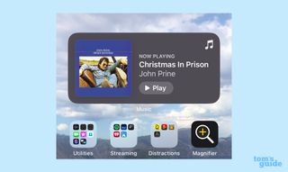 Interactive muic widget in iOS 17