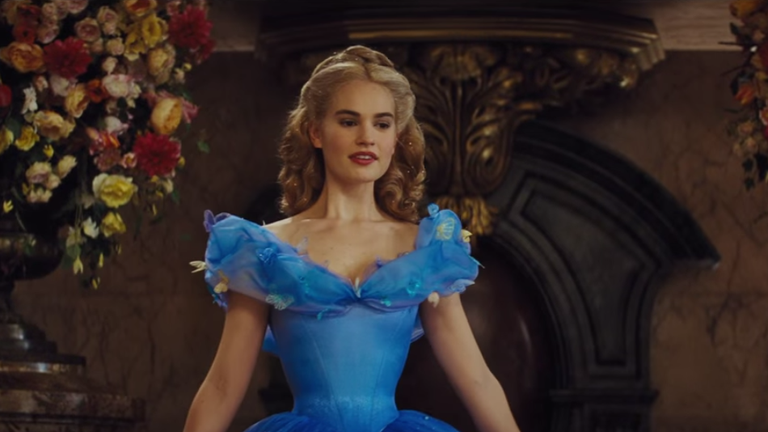 Lily James Responds to Cinderella Waist Rumors | Marie Claire