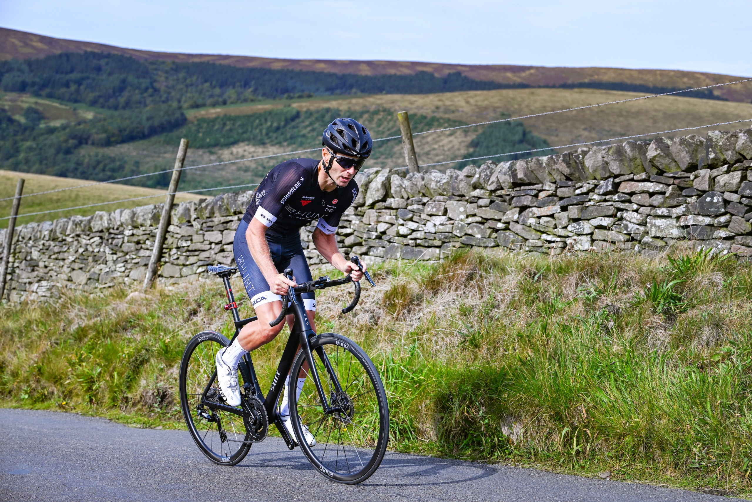 UK hill-climber Andrew Feather in action