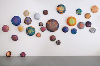 Comets, 2016-2018, by Sheila Hicks