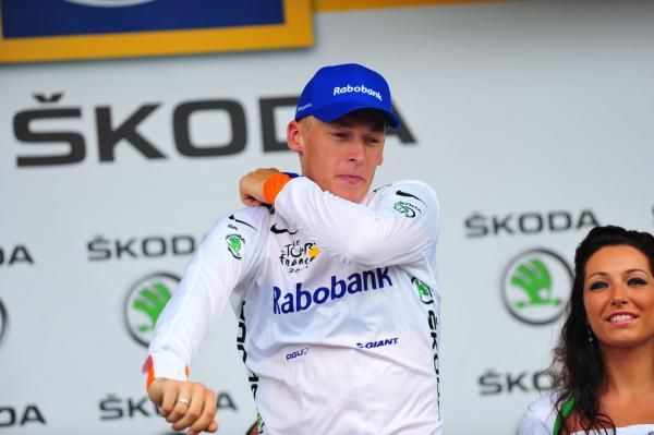 Robert Gesink (Rabobank) had a disappointing day but retained the white jersey.