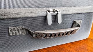 JSAUX Carrying Case for Legion Go handle and zippers.
