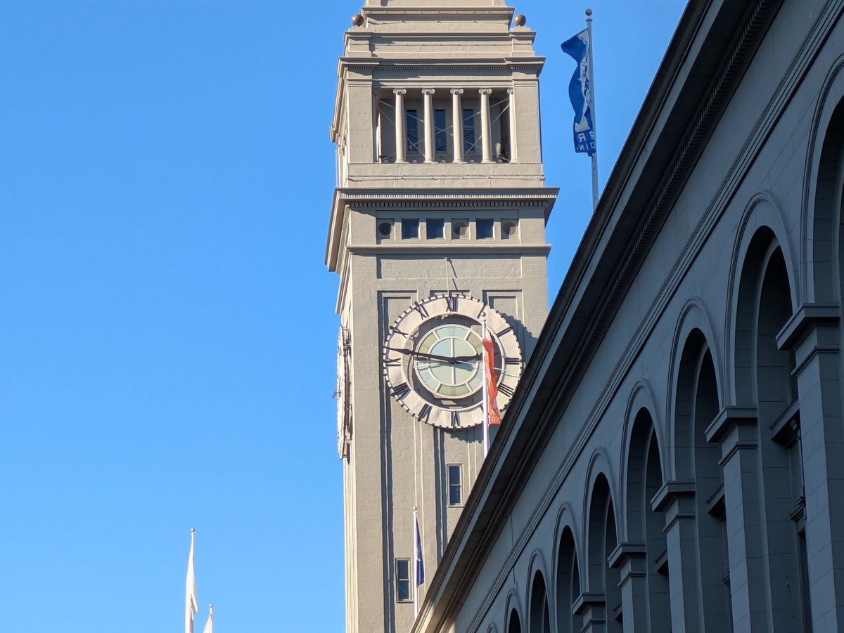 SF Ferry Building at 4x zoom by Pixel 8a