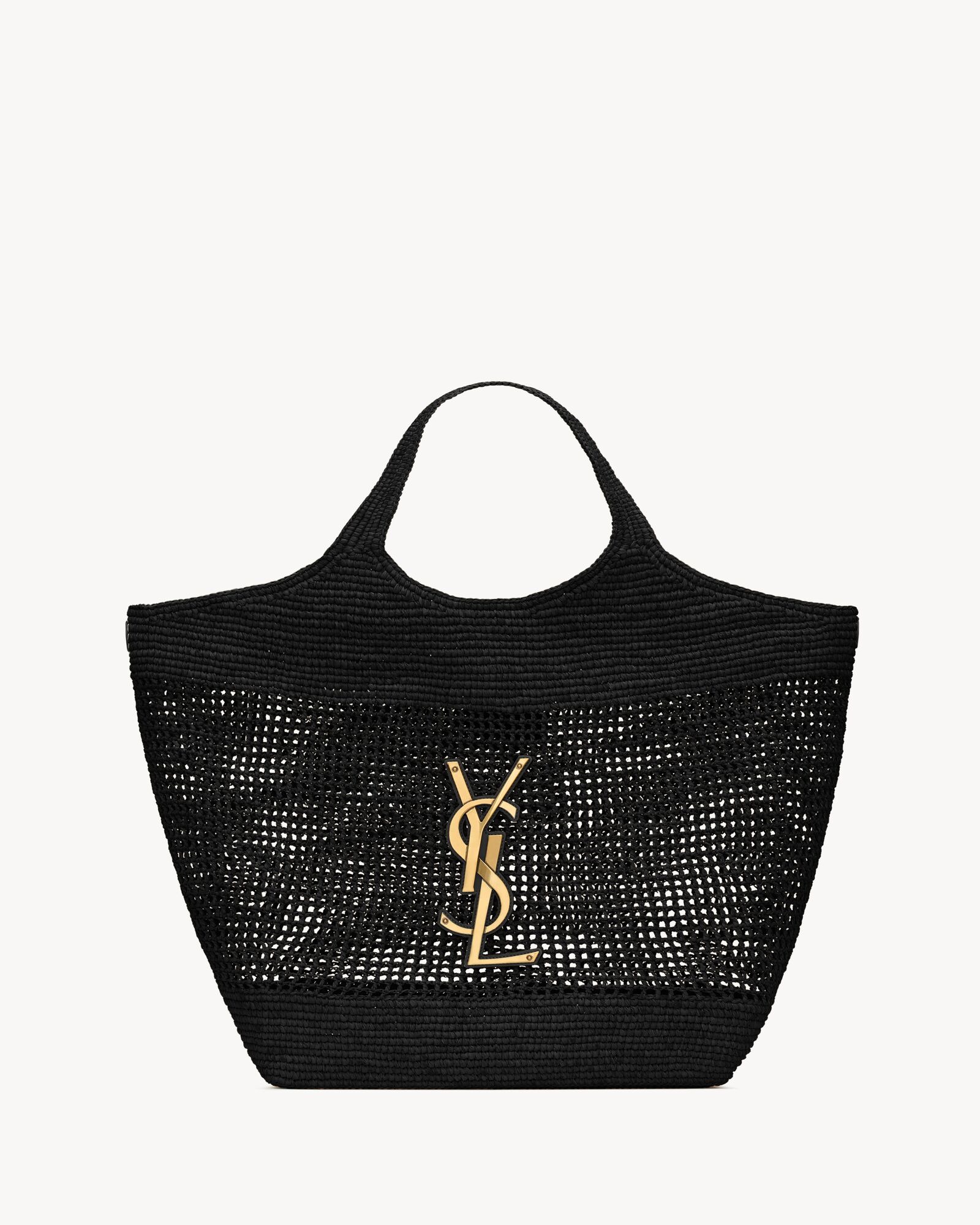 YSL, ICARE in Raffia