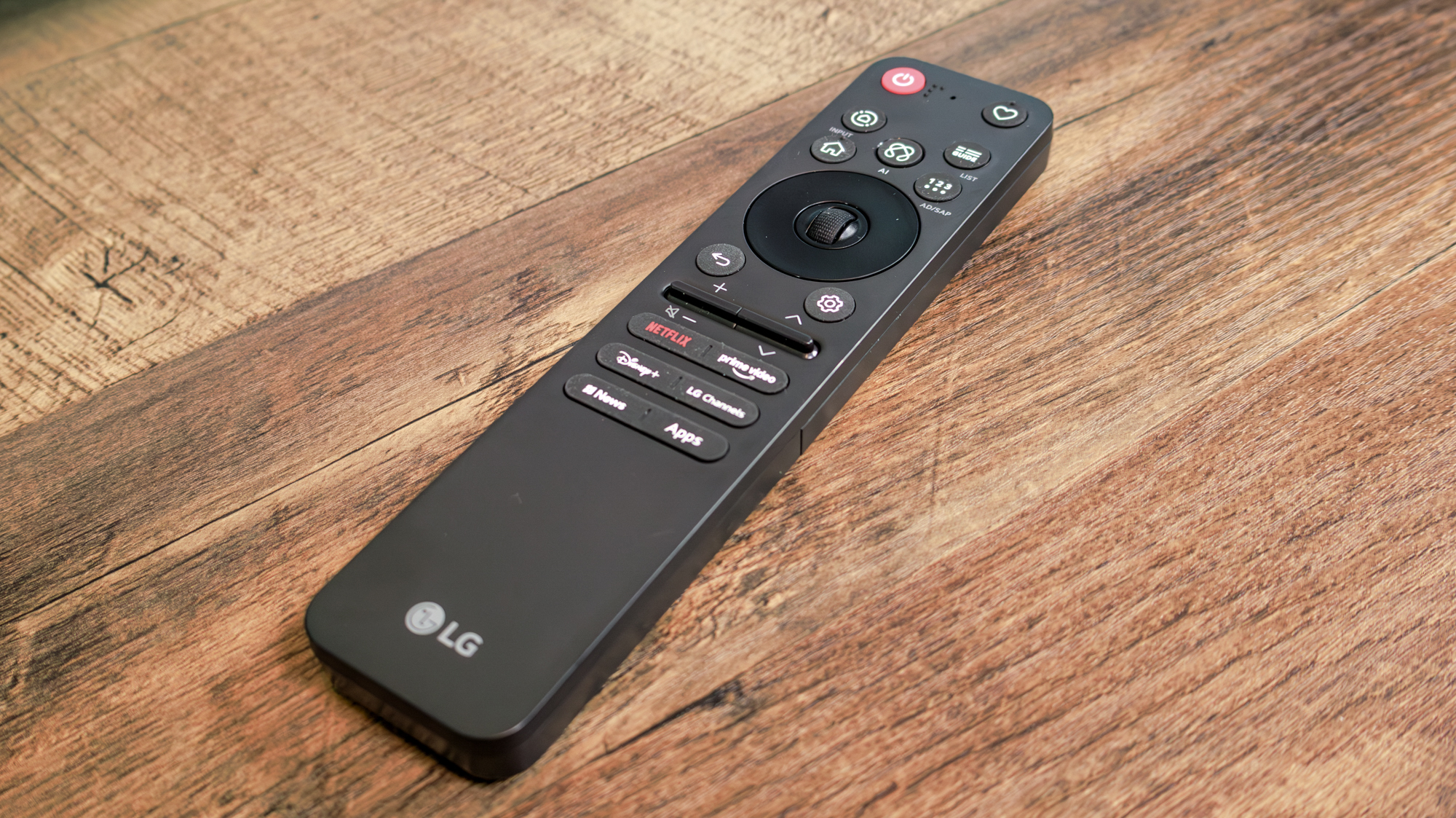The remote for a LG C6 OLED TV