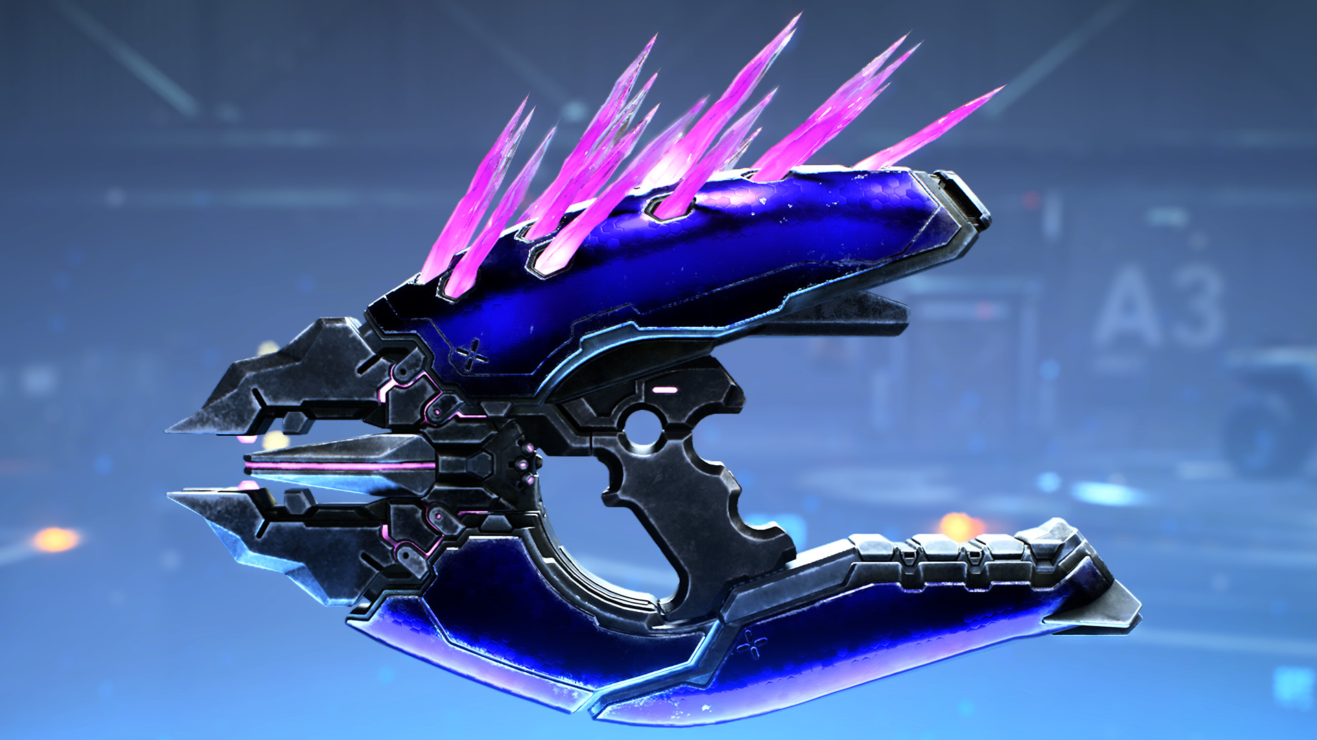 The Needler gun from the Halo game franchise