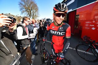 Philippe Gilbert (BMC) was a fan favourite at the team bus