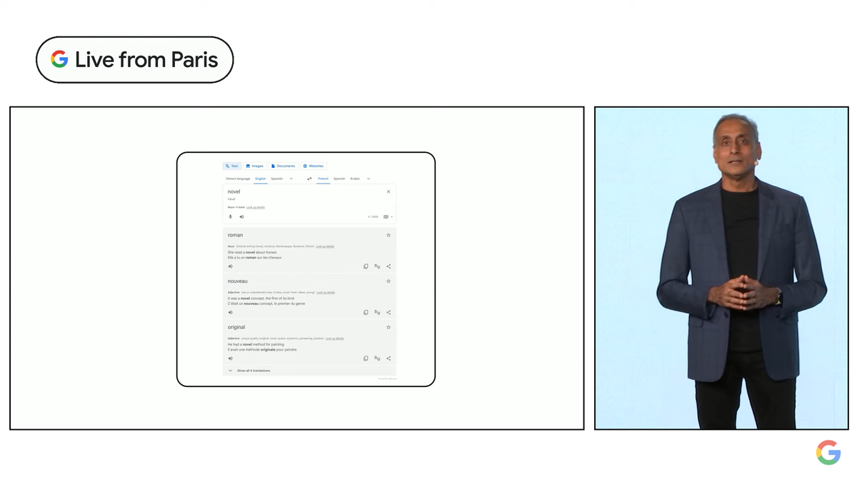 Google 'Live from Paris' event recap AI updates to Maps, Search, Lens