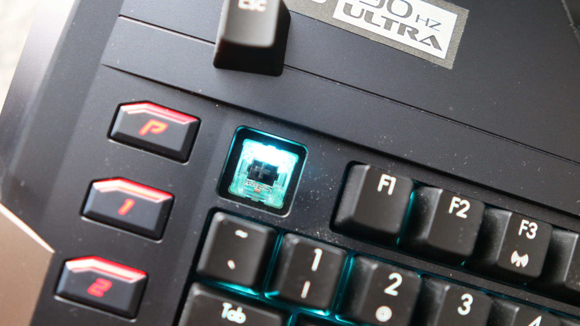 Acer Predator 21X gaming laptop on a marble table top