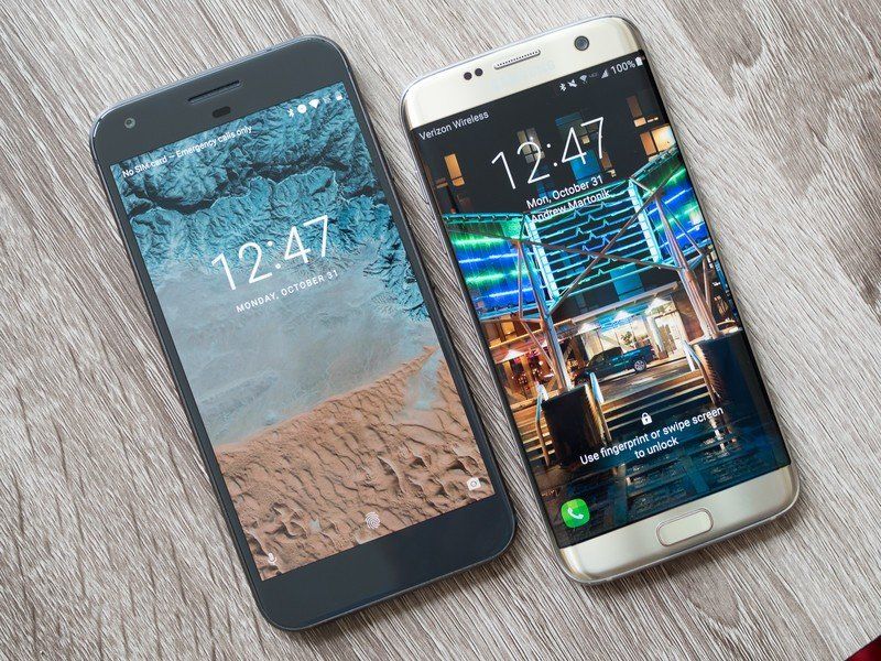 Pixel XL and Galaxy S7 edge