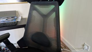 Asus ROG Destrier Ergo Chair's mesh backrest