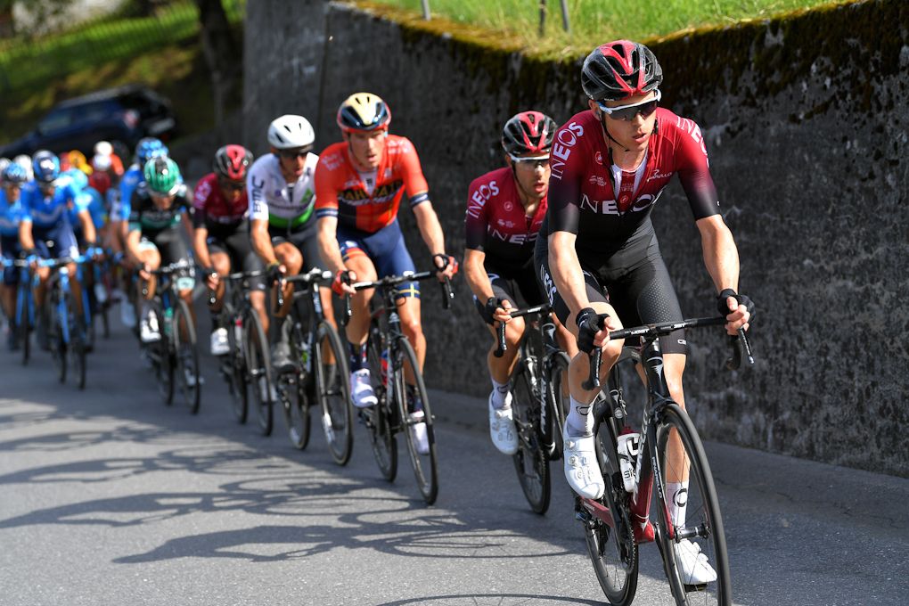 Team Ineos' Ben Swift and Jonathan Castroviejo