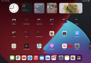 Enlarge apps on iPad