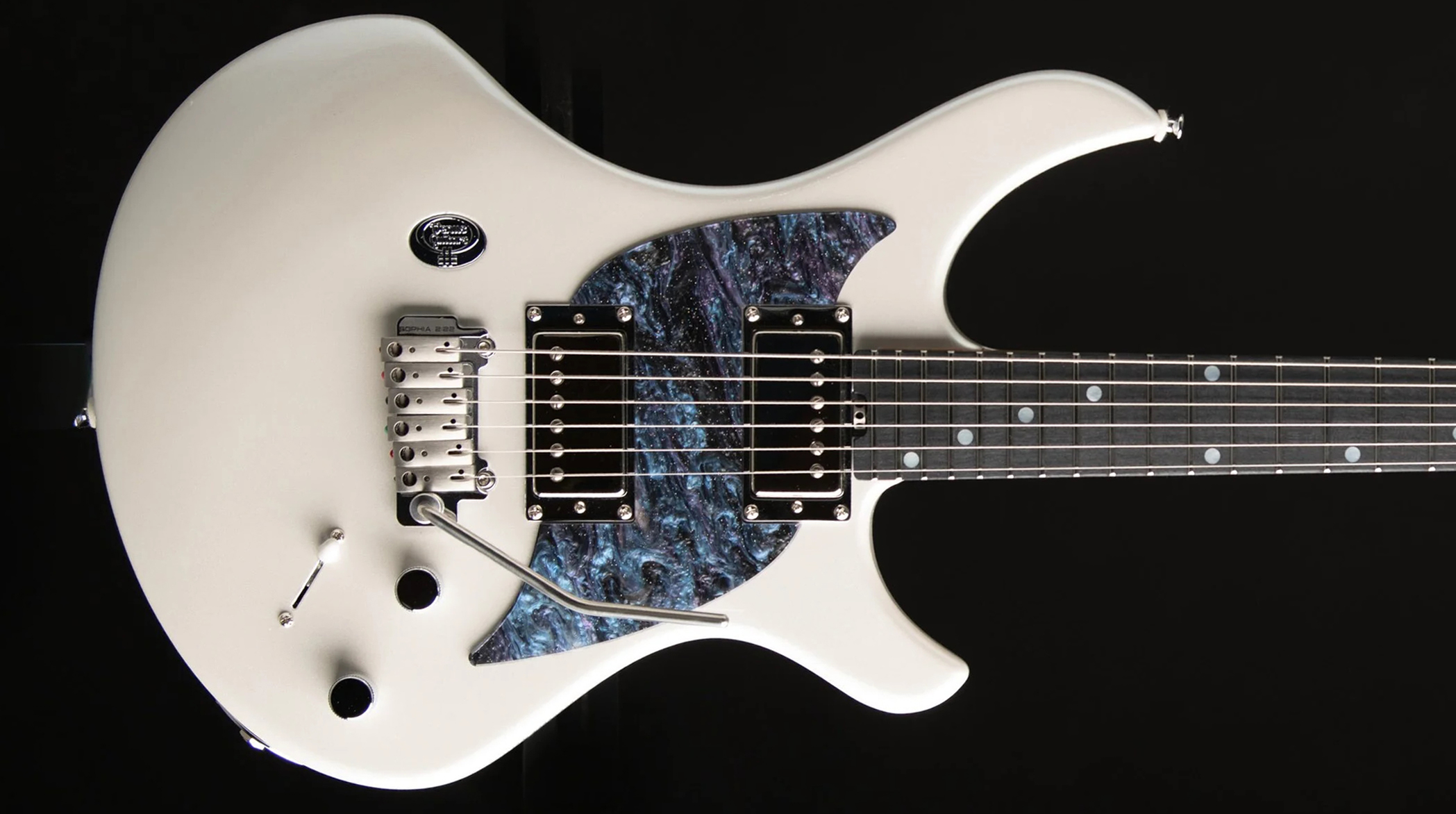 A cropped closeup of a Venus Revolution in Metallic White