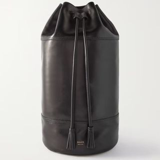 Black backpack drawstring top