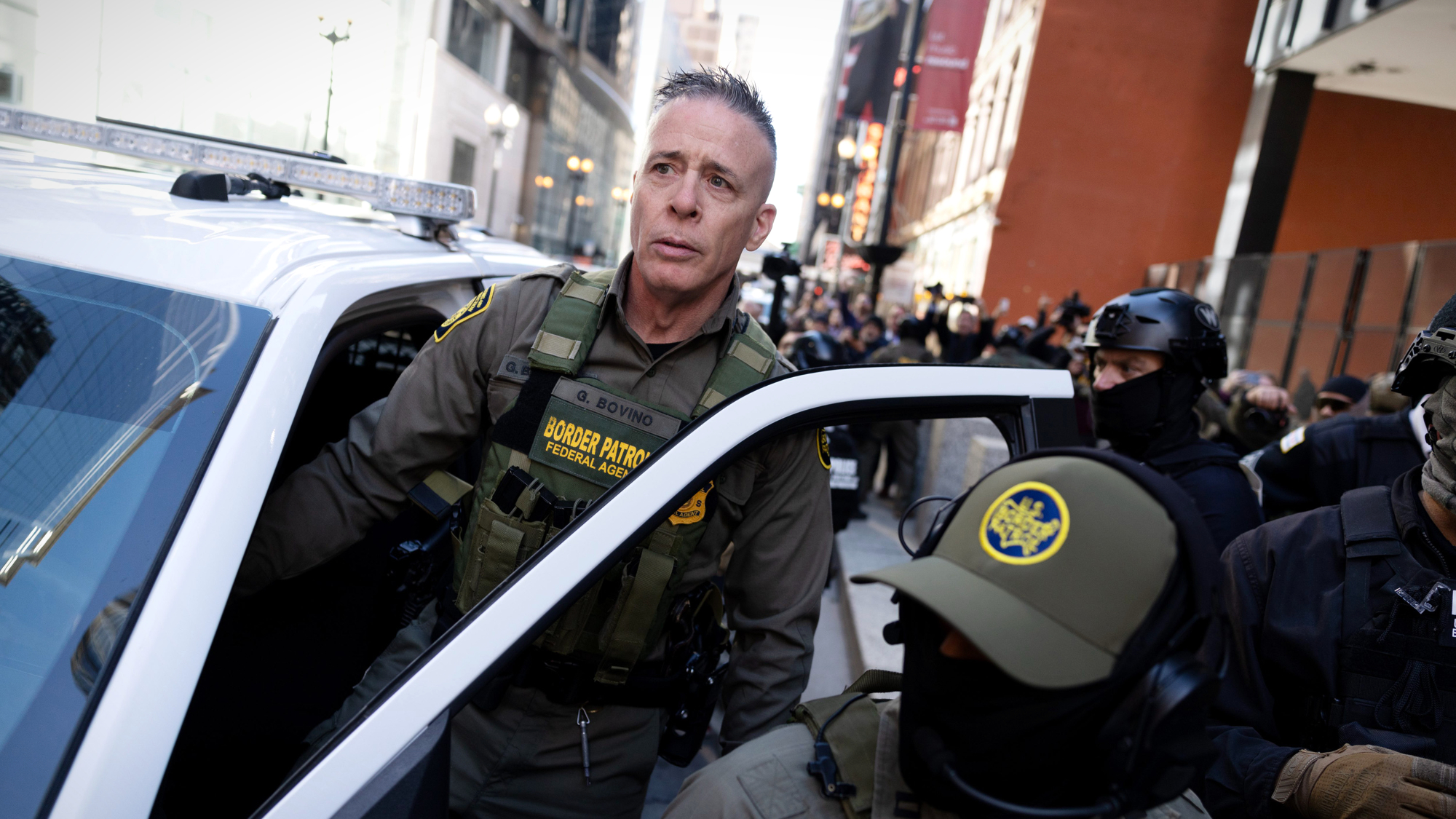 Border Patrol commander Gregory Bovino in Chicago