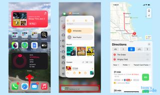 use handoff to share maps with iPhone by swiping up and tapping link
