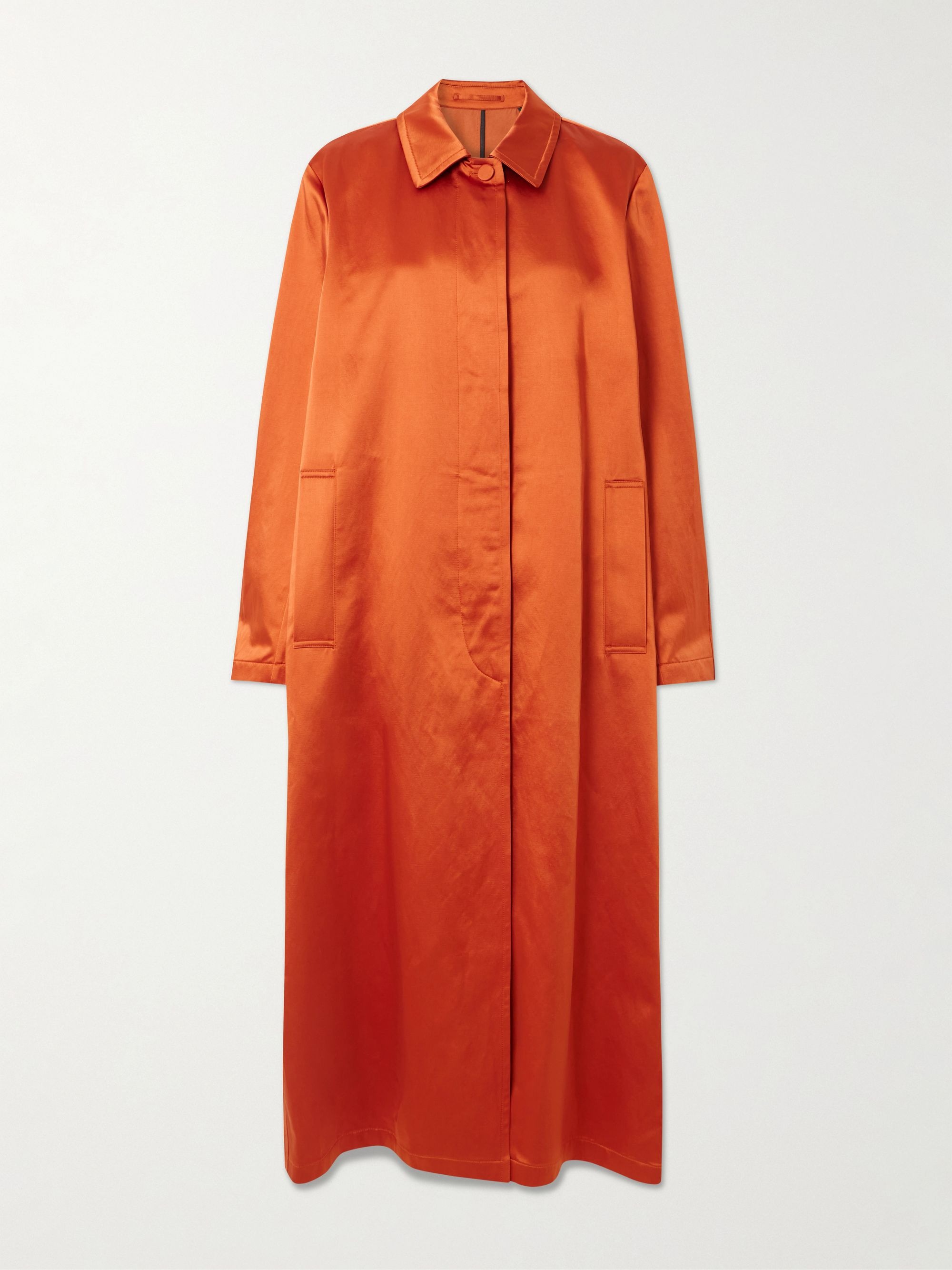 Dries Van Noten, Cotton-blend satin coat