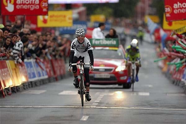 Philip Deignan (Cerv&eacute;lo TestTeam) head to the finish.