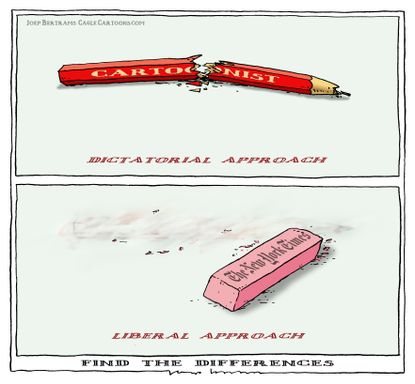 Political Cartoon U.S. Eraser Dictatorship Cartoons New York Times