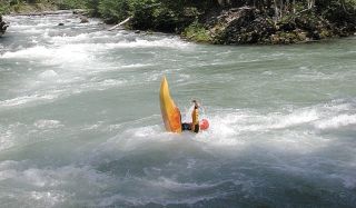Whirlpool kayaker
