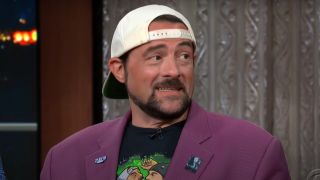 screenshot of kevin smith on the late show