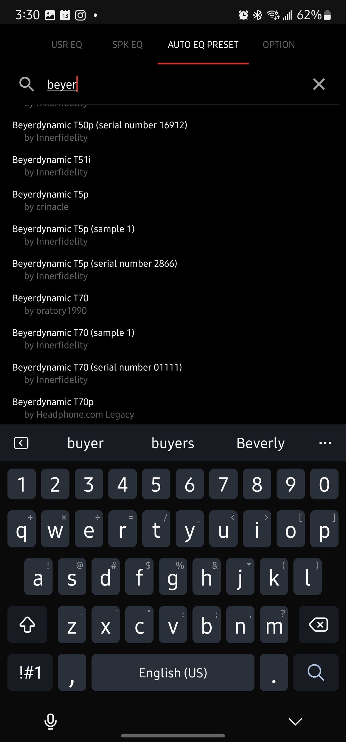 Qudelix-5K companion app