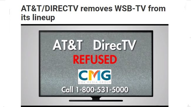 Cox Media Group CMG DirecTV AT&amp;T