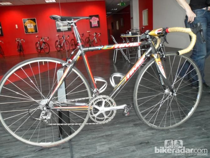 The bike Paolo Bettini rode to victory in the 2004 Olympic road race, Athens