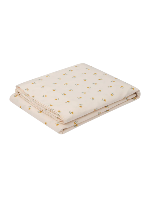 Honey Posy Bud Linen Blend Flat Sheet