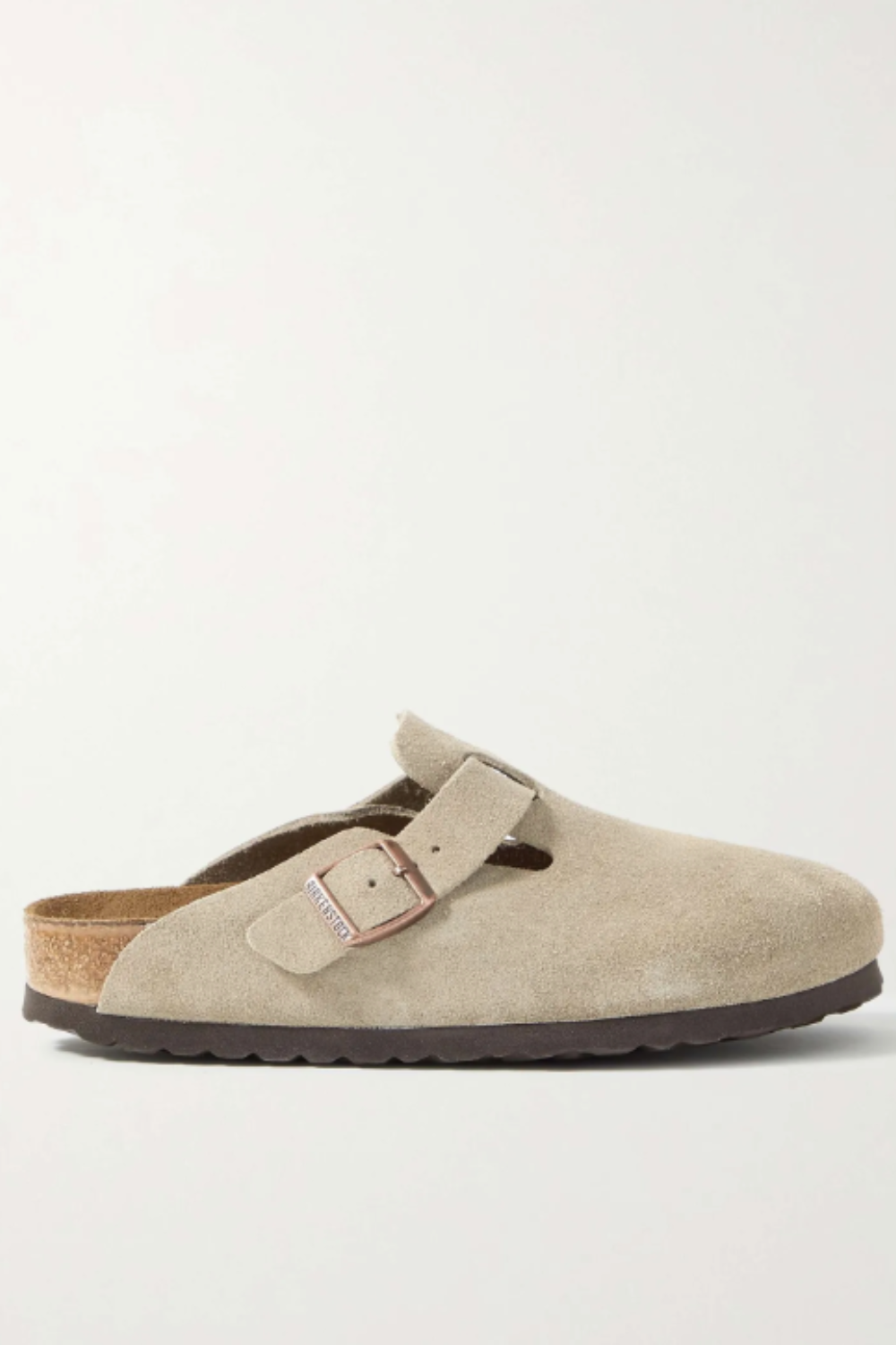 BIRKENSTOCK, Boston Suede Clogs