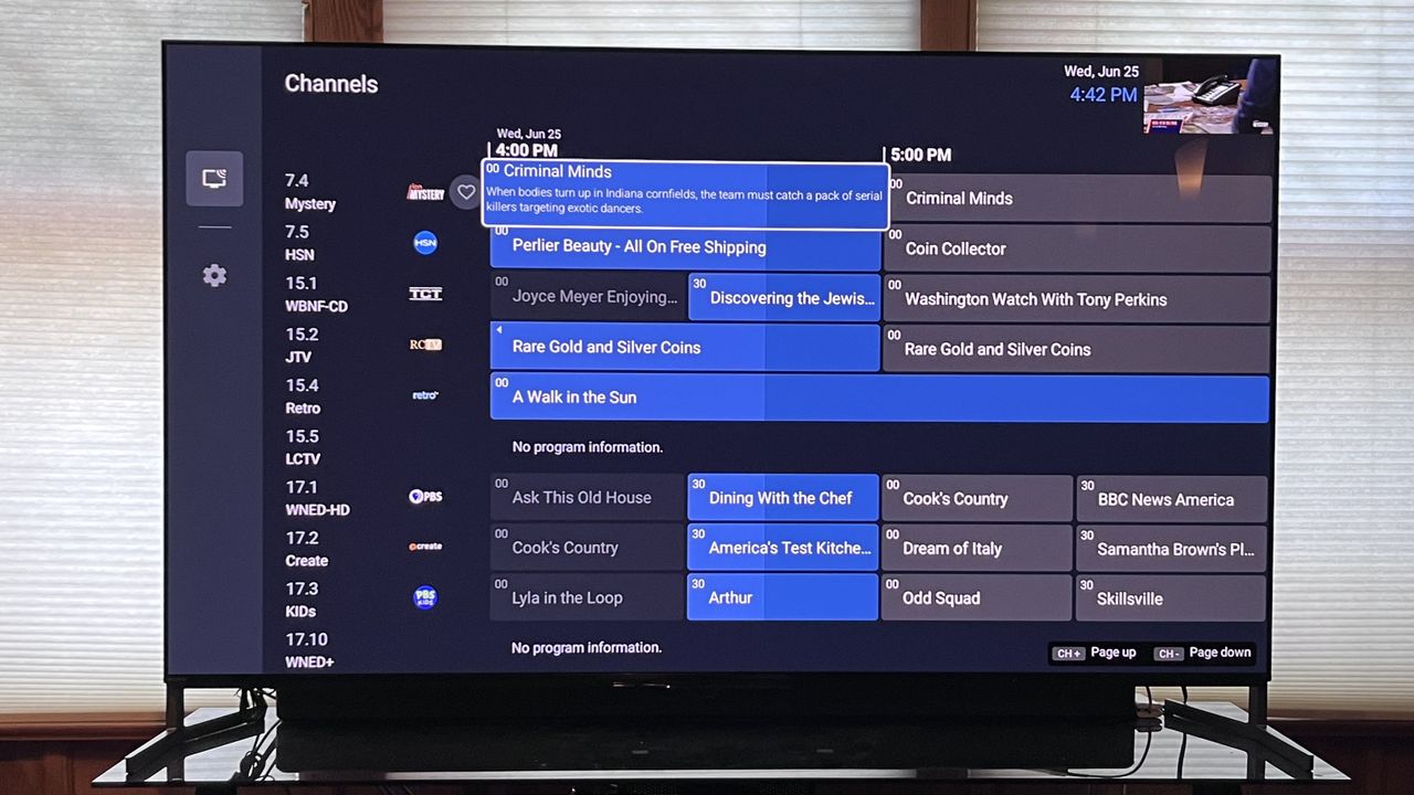 Sony Bravia 8 II Google TV interface