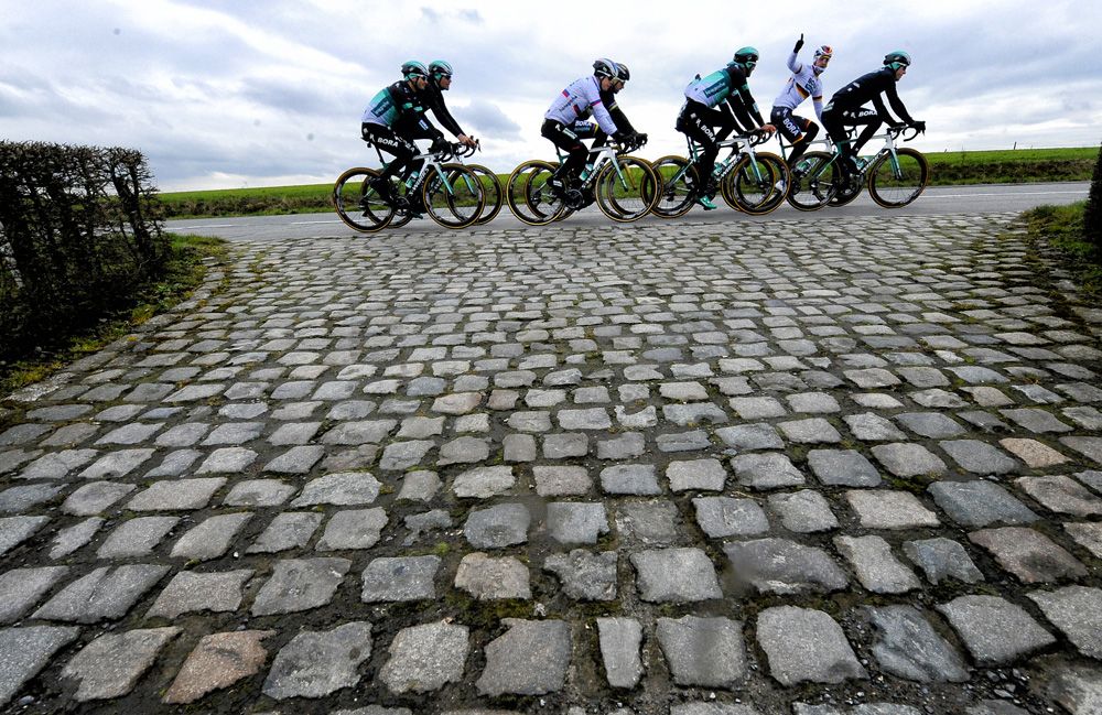 Bora-Hansgrohe complete their final Tour of Flanders recon ride