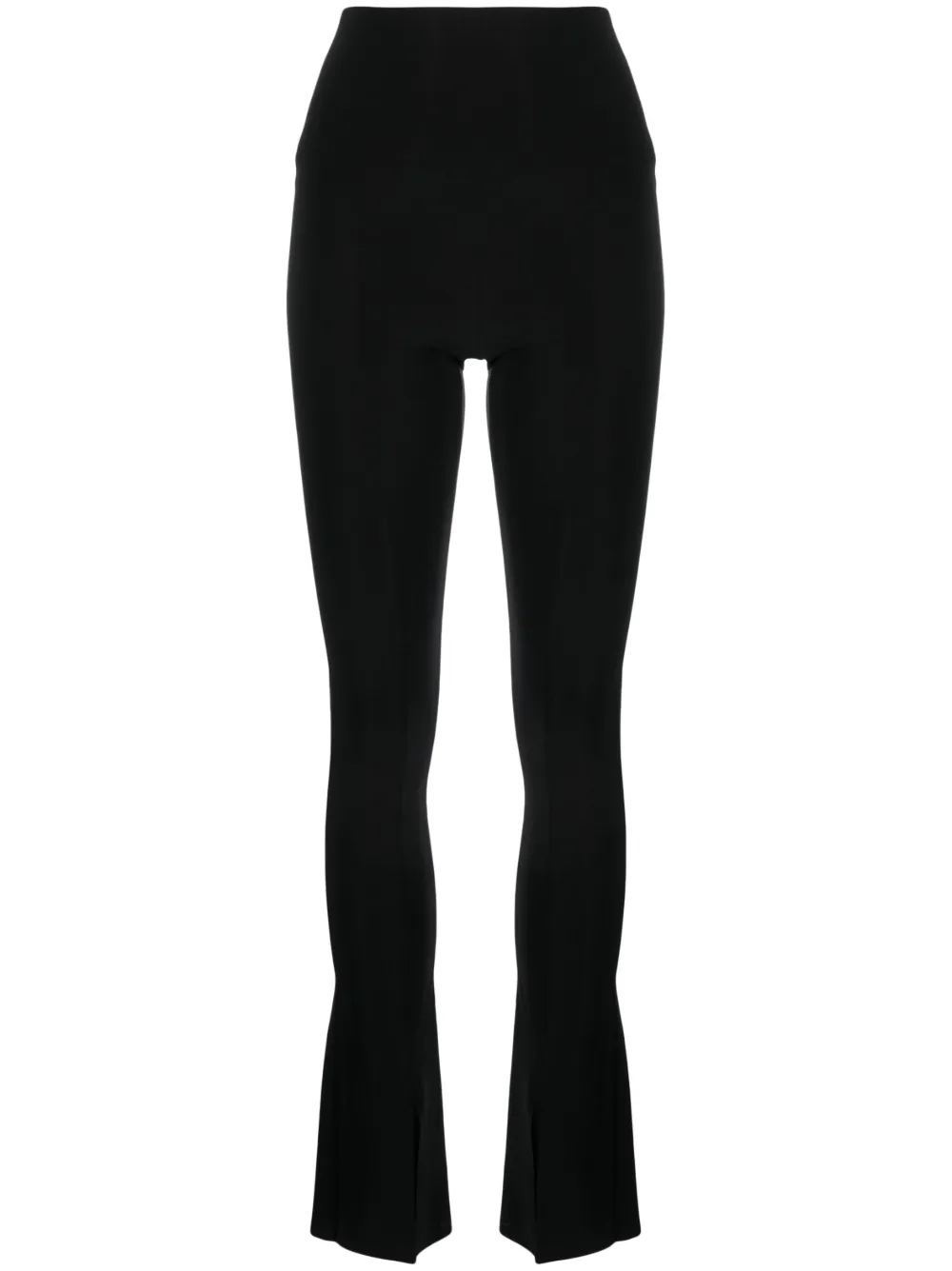 Norma Kamali Spat High-Waisted Flared Leggings | M