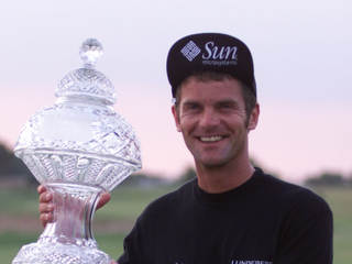 The final win - with the 2001 Honda Classic Trophy
