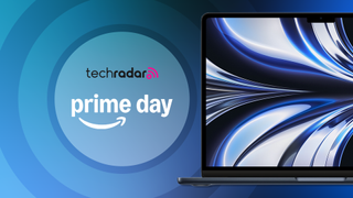 MacBook Air with TechRadar Prime Day logo