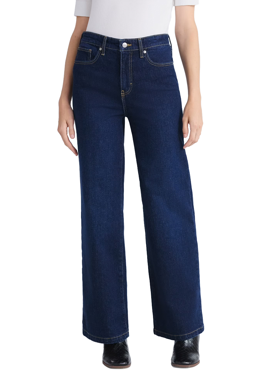 Free Assembly, Mid Rise Full Length Bootcut Jeans