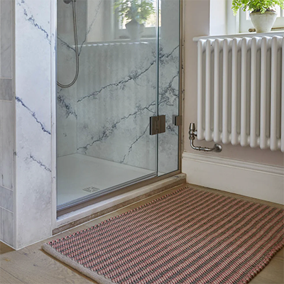 Weaver green bathroom rug