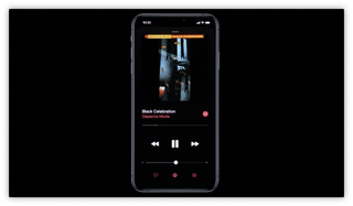 Apple Music dark mode