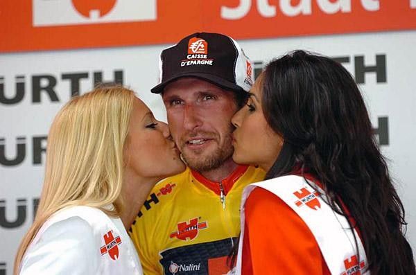 Karpets on the podium