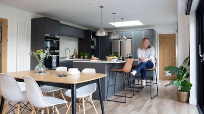 Open-plan kitchen created without extending