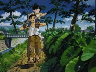 Still from the movie Grave of the Fireflies