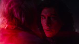 Kylo Ren kills Han Solo in The Force Awakens