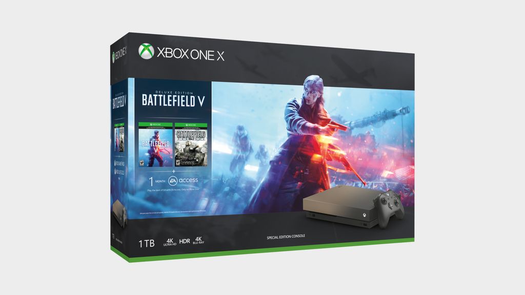 A special edition Xbox One X with 2 games and EA Access for £379? The