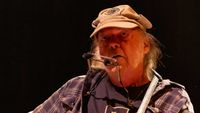 Neil Young onstage