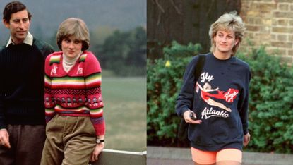 princess diana casual style