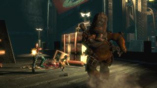 BioShock is developed by Irrational Games (recently renamed 2K Boston) and published by 2K Games. It will be available August 21st on PC and Xbox 360.