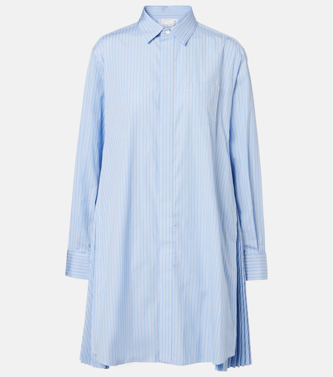 Striped Cotton Poplin Shirt Dress